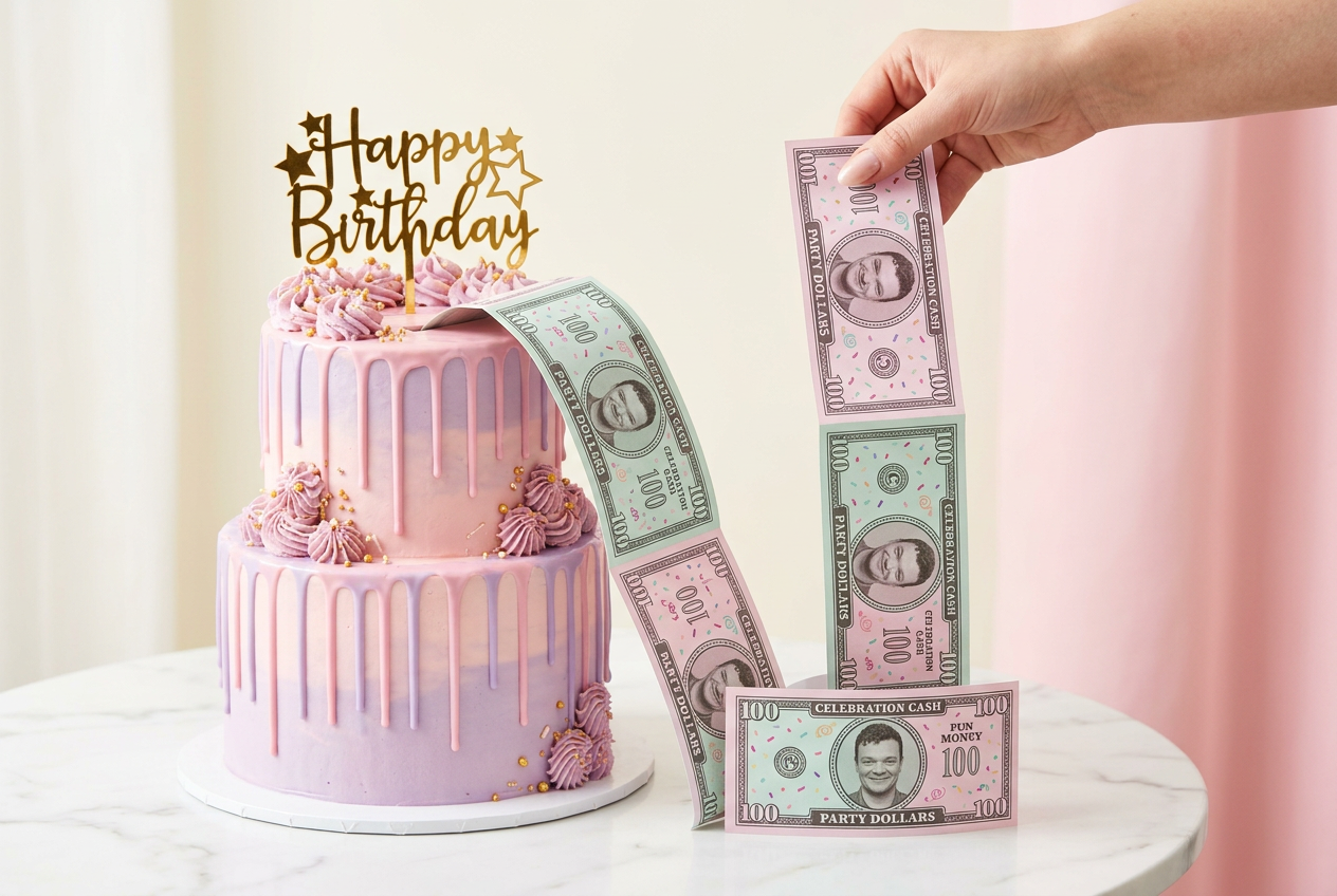 Pull Money Cake